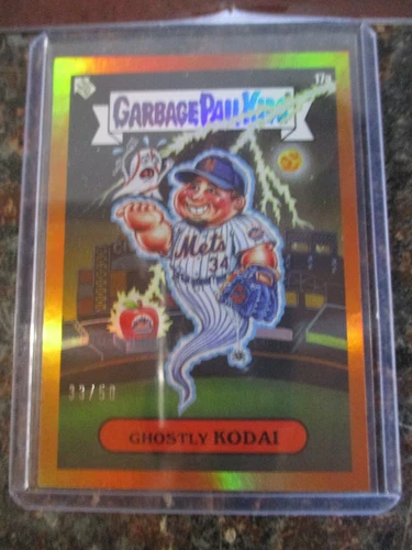 2023 Topps Garbage Pail Kids MLB X GPK Ghostly Kodai Senga  ORANGE FOIL /50