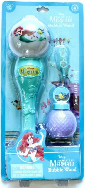 disney ariel bubble wand