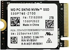 Western Digital WD PC SN740 NVME M.2 2230 SSD 1TB 2TB PCIe 4x4 For Surface Steam