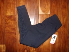 NWT Womens Active Life Navy Blue Exercise Active Mesh Panels Pants S Small 