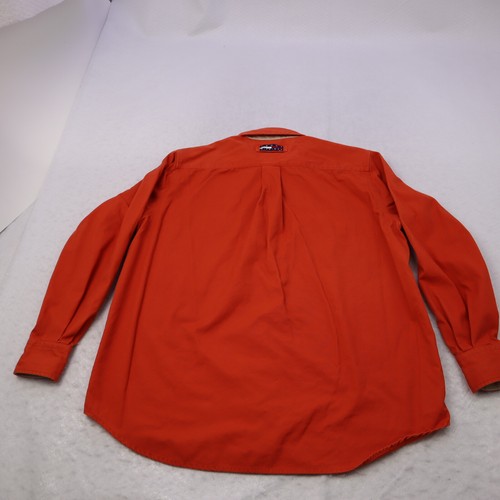 Tommy Hilfiger Shirt Boys 4 Oxford Button Up Long Sleeve Orange - Bild 8 von 9