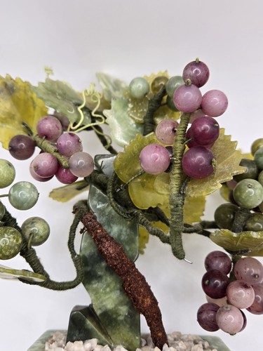 Chinese Grape Jade Bonsai Tree Quartz - Picture 9 of 12