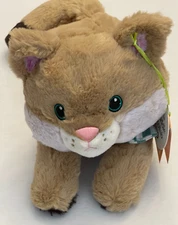 The Cuddle Collab Maple Cat Plush Stuffed Animal Toy Tan Bow Tie New With Tags