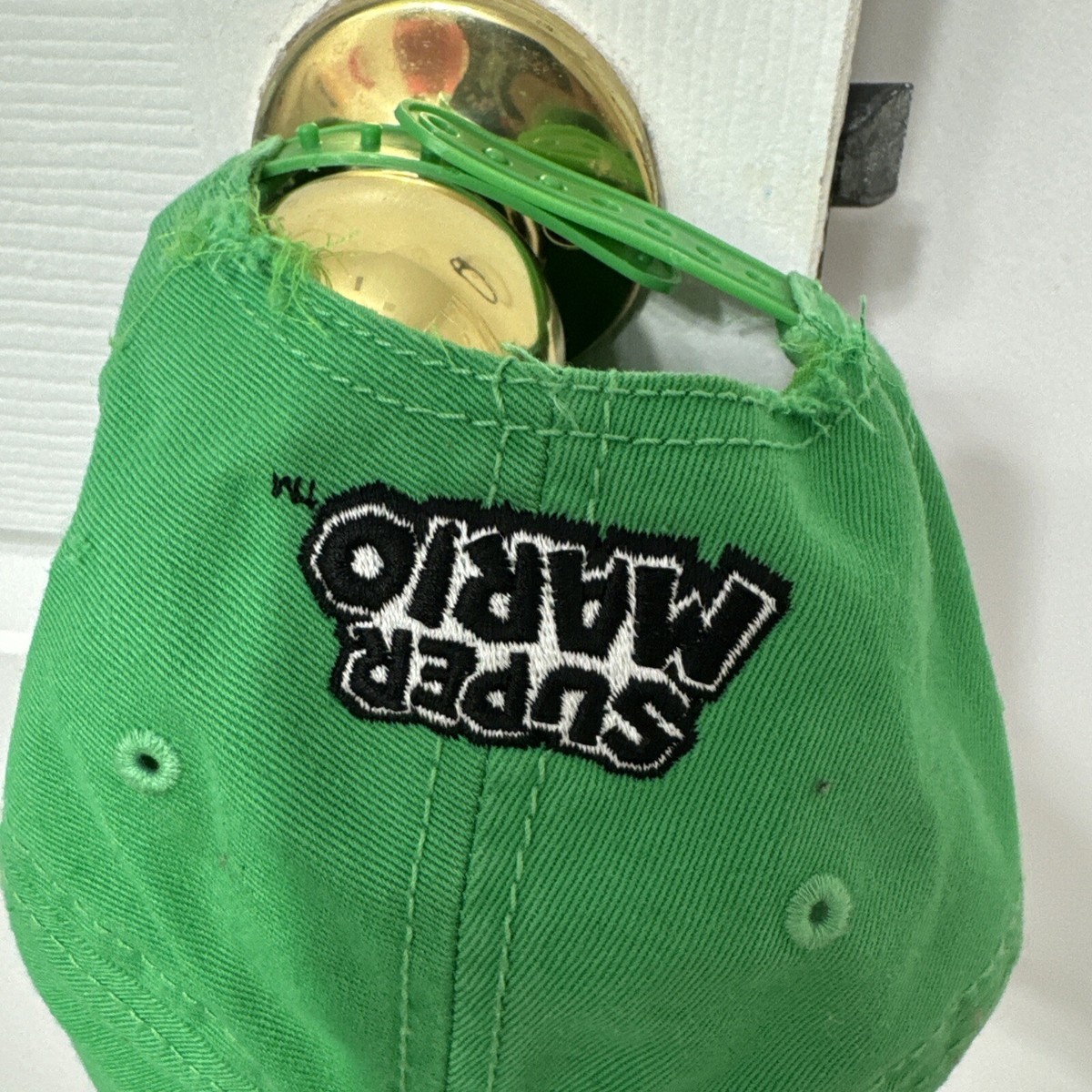 Super Mario Luigi Nintendo Green Cap Snapback Adjustable Hat | eBay