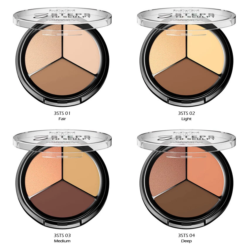 1 Nyx 3 Steps To Sculpt Face Sculpting Palette "Pick Your 1  Color" *Joy'S* | Ebay