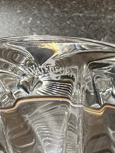 WATERFORD CRYSTAL Millennium Collection 5 Toasts Pattern Champagne Coaster NIB - Picture 5 of 9