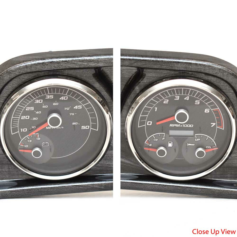 Godfrey Pontoon Boat Gauge Panel 471072 | Sweetwater Woodgrain