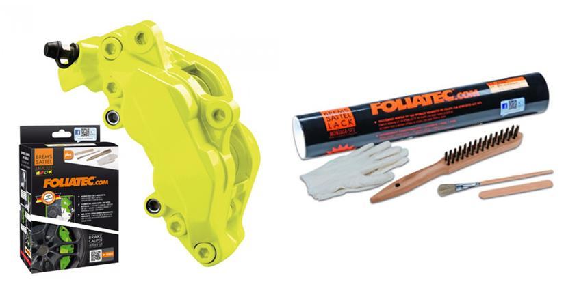 Peinture etriers freins JAUNE NEON Foliatec anti rouille pour Scirocco 53B