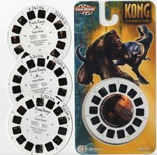 KONG (King Kong) 2005 Movie View-Master 3 Rare TEST Reels and Copy Covers