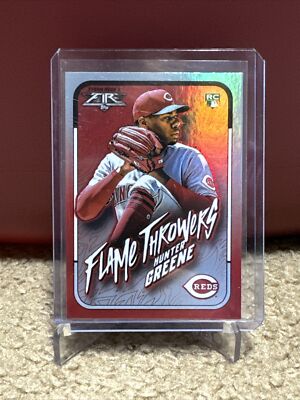 2022 Topps Fire Hunter Greene Flame Throwers Tyson Beck FT-12 Rookie RC ...