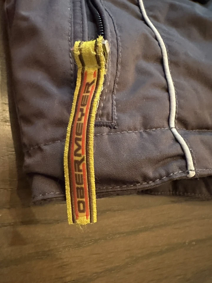 Coat Winter Kids Small 4 Obermeyer Red Gray Winter Coat - Image 2 of 4