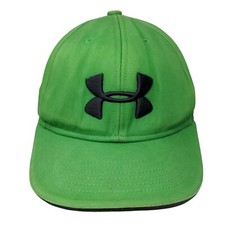 Under Armour Snapback Hat Green Youth Embroidered Adjustable 6 Panel