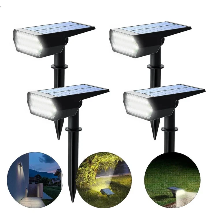 SmartYard Solar Spot Lights 53 LEDs, 2 Modes Pathway/Wall Auto On/Off 4 Pack
Opens in a new window o