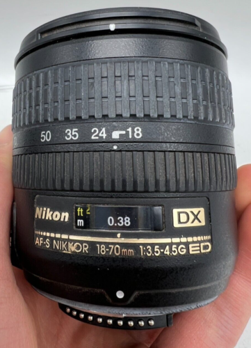 Nikon DX AF-S Nikkor 18-70mm F3.5-4.5G ED Nikon Mount Lens For DSLR Cameras - Picture 1 of 9