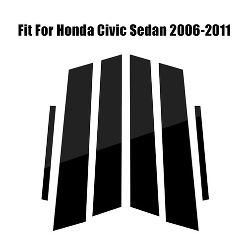 Pillar Posts Door Window Trim Cover Sticker For Honda Accord Pilot Ridgeline HRV - Picture 26 of 31