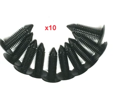 DZM100080 Fir Tree Clip Black 18mm Head x 27mm x10 Landrover Defender