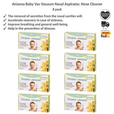 Arianna Baby Vac Vacuum Nasal Aspirator, Nose Cleaner Pack of 8