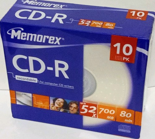 Memorex 10 Er Pack CD-R 700MB 80 Min. Disc OVP - Bild 2 von 14