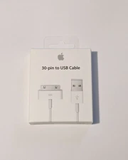 Genuine Sealed Apple 30 Pin To USB Cable GUARANTEED AUTHENTIC