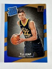 2017-18 Donruss Rated Rookie NBA Indiana Pacers T.J. Leaf RC
