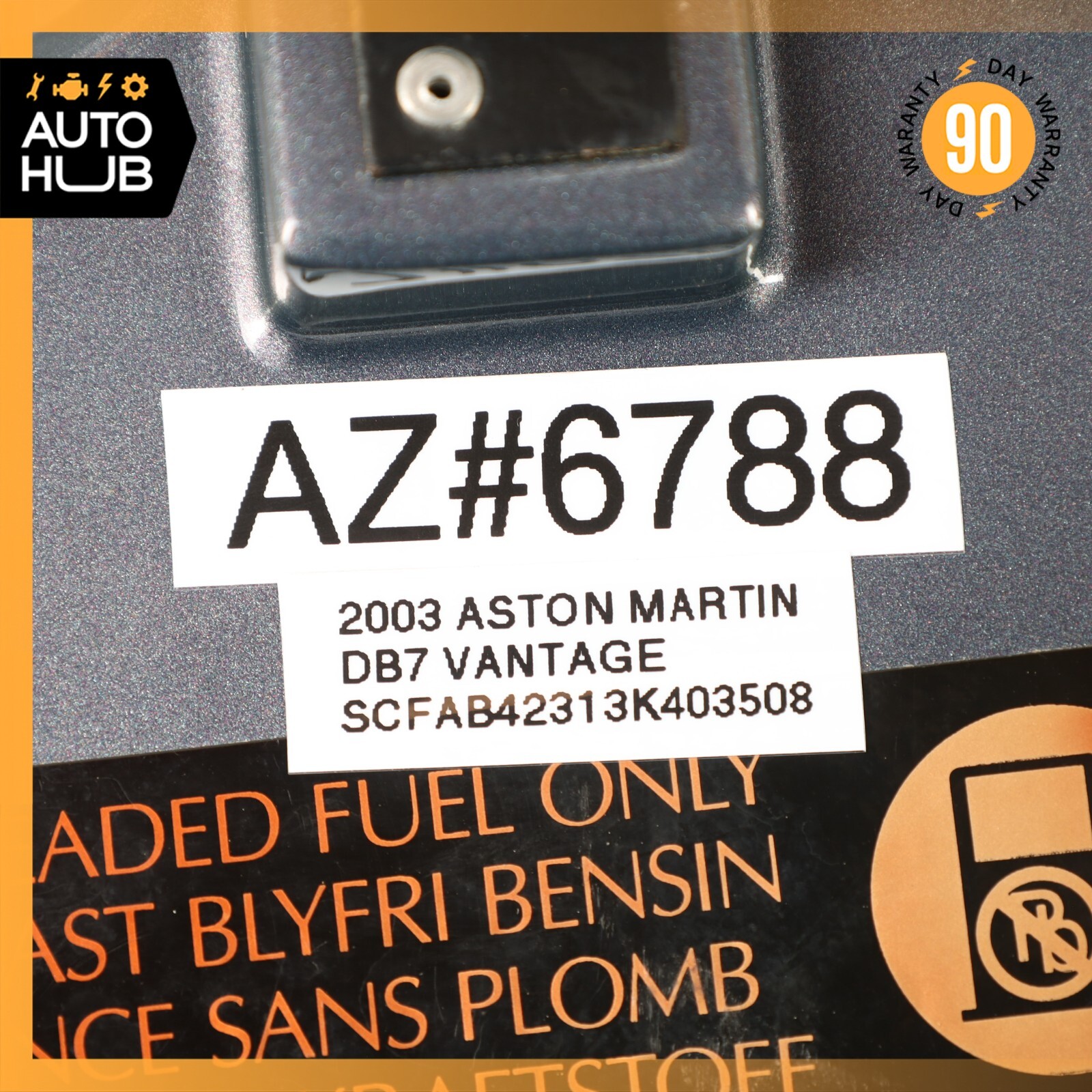 Aston Martin DB7 Vantage Convertible Fuel Filler Gas Tank Door Flap Lid OEM 20k
