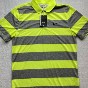 Nike Golf Mens Polo Shirt Bold Stripes 