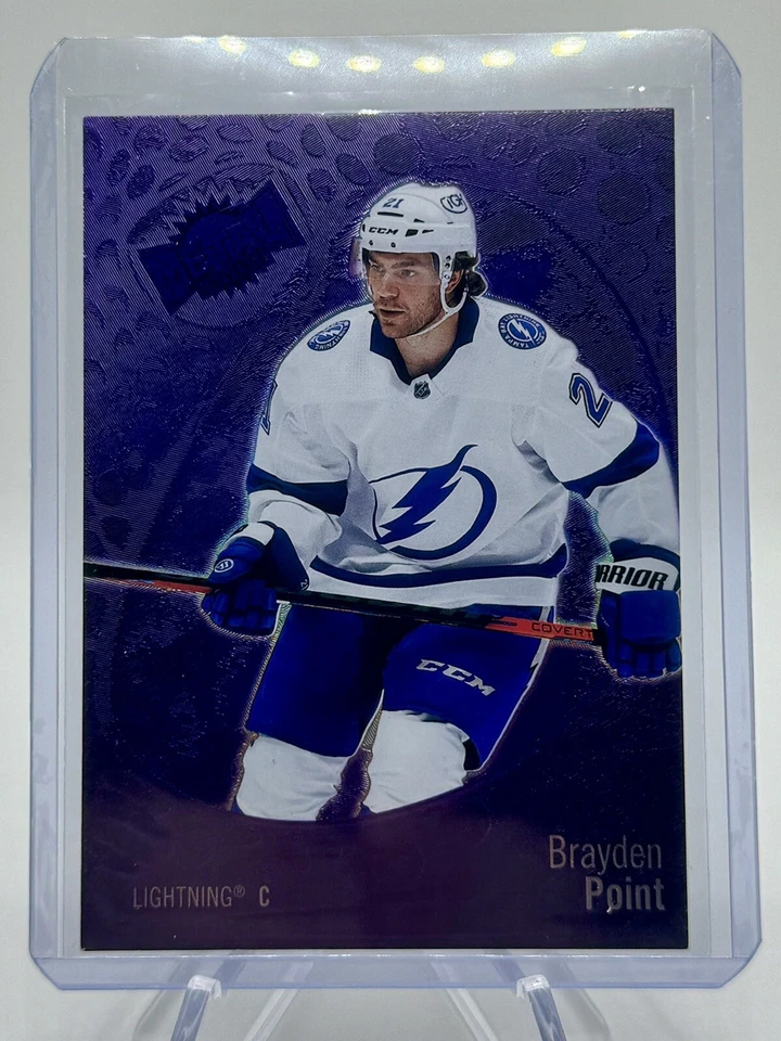 2022-23 Metal Universe #31 BRAYDEN POINT Purple *SP* 154/199 - TB LIGHTNING - Image 2 of 4