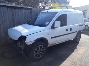 white vauxhall combo van