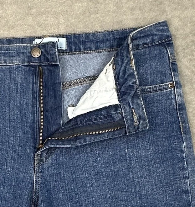 Pantalones Cortos Kim Rogers Para Mujer 12 (34x6) Azul Denim Elastizados Bolsillos Informales Exterior Foto 2 de 4