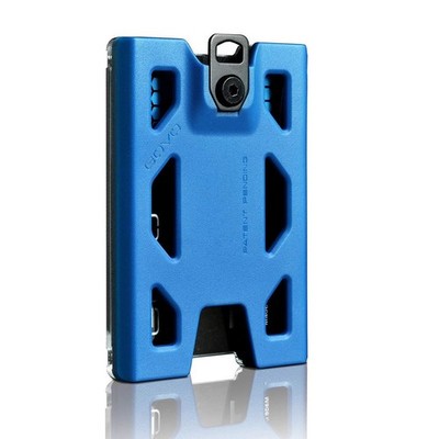 T4 Badge Holder No-Clip Version - Durable Polycarbonate ID Card Holder Holds ...