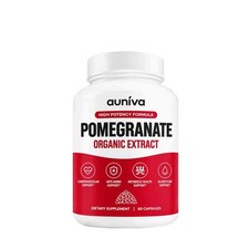 NEW Auniva Pomegranate Extract Capsules, Natural Pomegranate Supplement