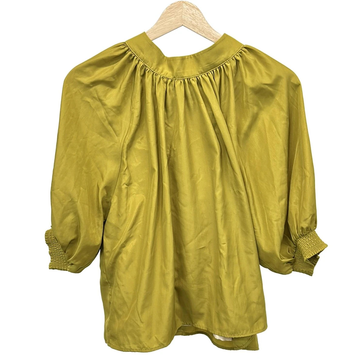 AMERI - Khaki Women's Blouse - image 2