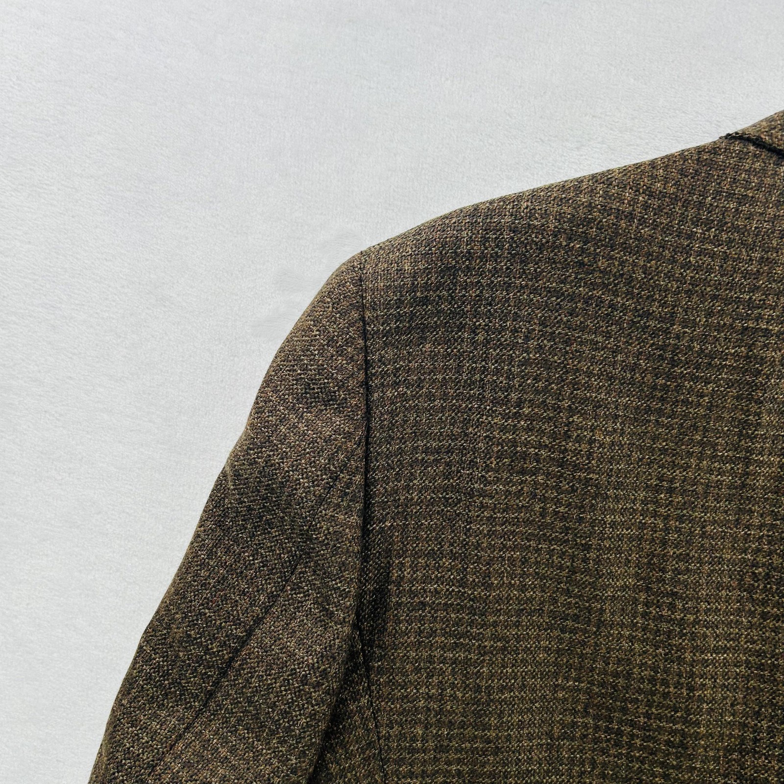 Austin Reed Blazer Mens 38R Brown Wool Tweed Sport Coat Tailored USA Classic