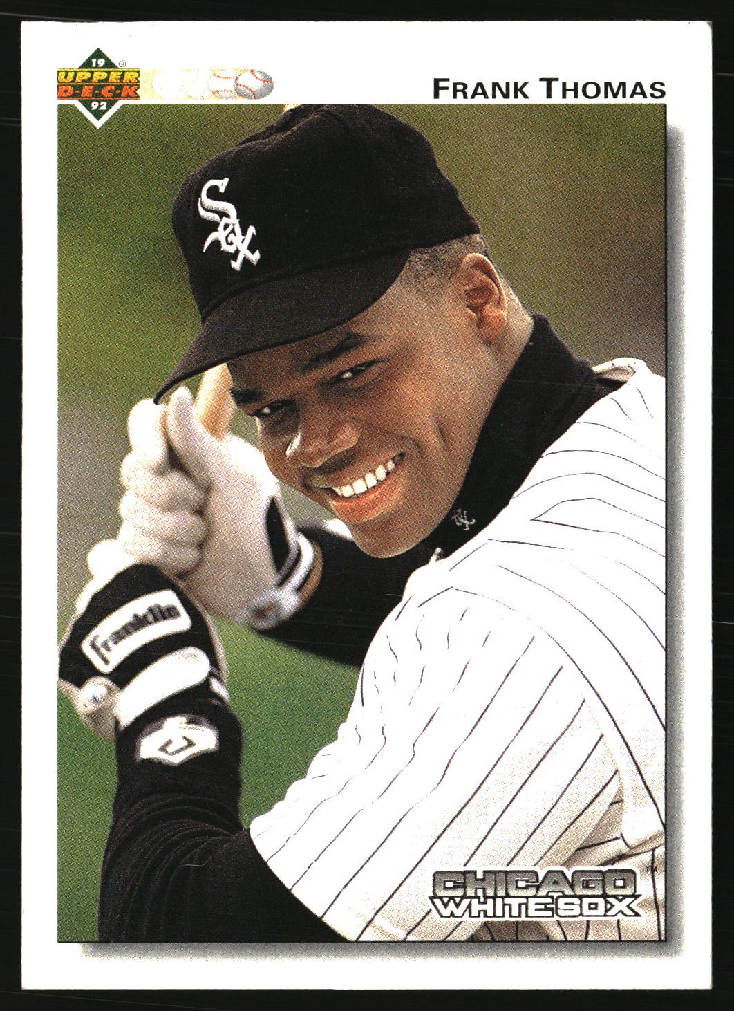 1992 Upper Deck #166 Frank Thomas Factory Set Gold Hologram Free Shipping
