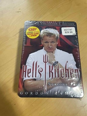 Hell's Kitchen: Season 1-4 collectors edition tin (DVD) Brand New!!