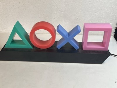 PlayStation Icons LED Lamp USB Powered Color Changing Light 12  Tested