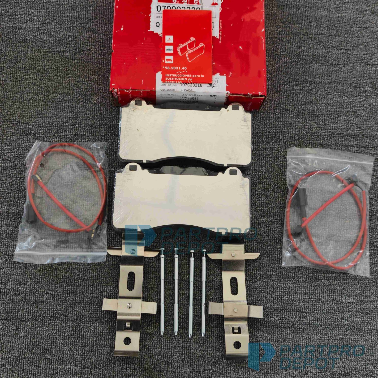 Ferrari California Spider Front Brake pad kits Set P/N 70003329