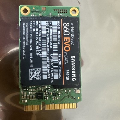 Samsung MZ-M6E250BW 860 EVO mSATA 250GB Solid State Drive (No Box)