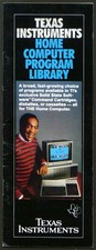 Texas Instruments Computer Program Catalog 1982 Bill Cosby