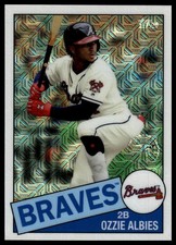 2020 Topps #85TC-4 Ozzie Albies 1985 Chrome Silver Pack Promo
