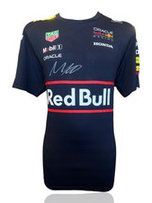 MAX VERSTAPPEN SIGNED RED BULL RACING ORACLE F1 T-SHIRT (ACG CERT AG19016)