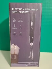LaLayuan Electric Milk Frother/Bubbler Rechargeable Handheld W Stand Brand New