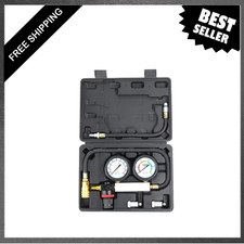 Cylinder Leak Down Tester Kit Dual Gauge 0-100 Psi Black Automotive Engine Cylinder Leak Down Tester Kit Dual Gauge 0-100 Psi Black Automotive Engine