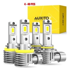 Auxito 9005h11 Headlight Led Beam Combo High Low Bulbs Super White Bright 4-40x Auxito 9005h11 Headlight Led Beam Combo High Low Bulbs Super White Bright 4-40x