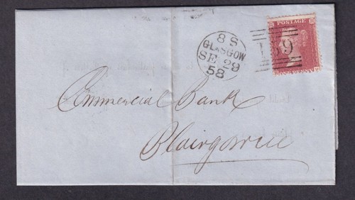 GB QV SCOTTISH Experimental Duplex + Brunswick 1d Red Stars Covers.PRICED SINGLY - Picture 77 of 86