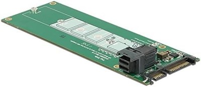 Delock Converter SATA 22pin SFF-8643 NVMe to M.2 NGFF Key M SSD Adapter