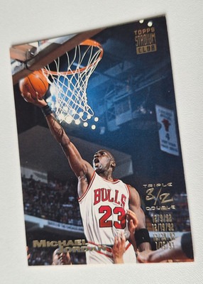 MICHAEL JORDAN 93/94 Topps Stadium Club #1 CHICAGO BULLS