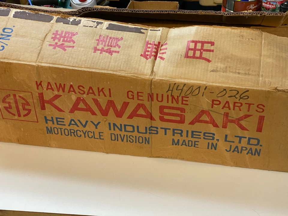 Kawasaki G4 TR 1970 Trail Boss 100 Nuevo de Lote Antiguo Juego Completo Horquillas G4 ¡Guau! 44001-026 Foto 2 de 4