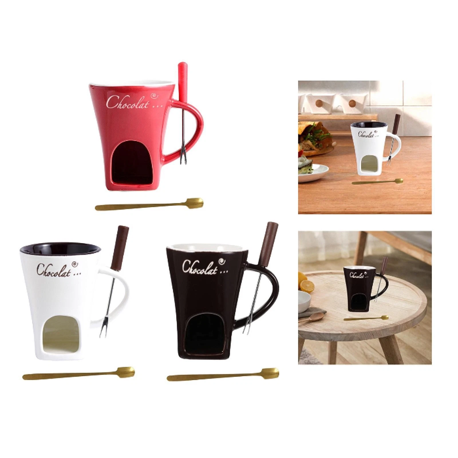 Fondue Pot Set Cheese Serving Fondue Cookware for Chocolate Cheese Candy Cheese
Opens in a new windo