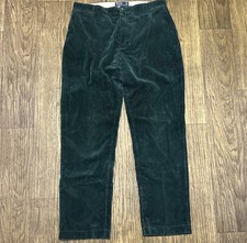 Vintage Polo Ralph Lauren Pants Mens 90s Y2K Corduroy Chino Cuffed Classic 38x34
